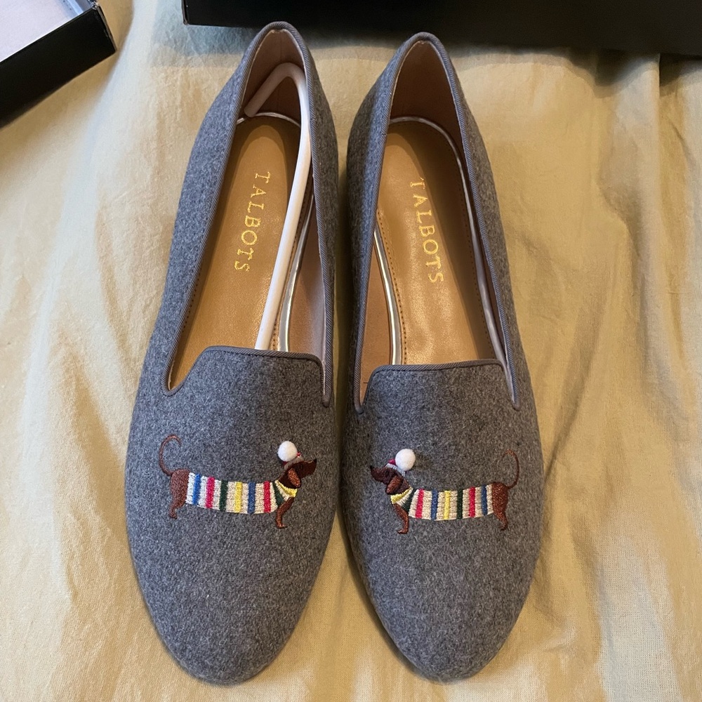 New in Box—dachshund loafers